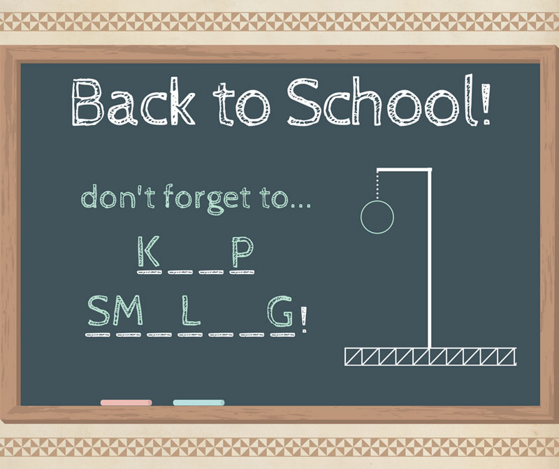 Back to school banner